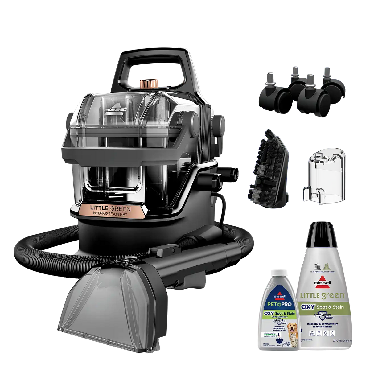 Little Green® HydroSteam® Pet Portable Carpet Cleaner Exclusive Bundle