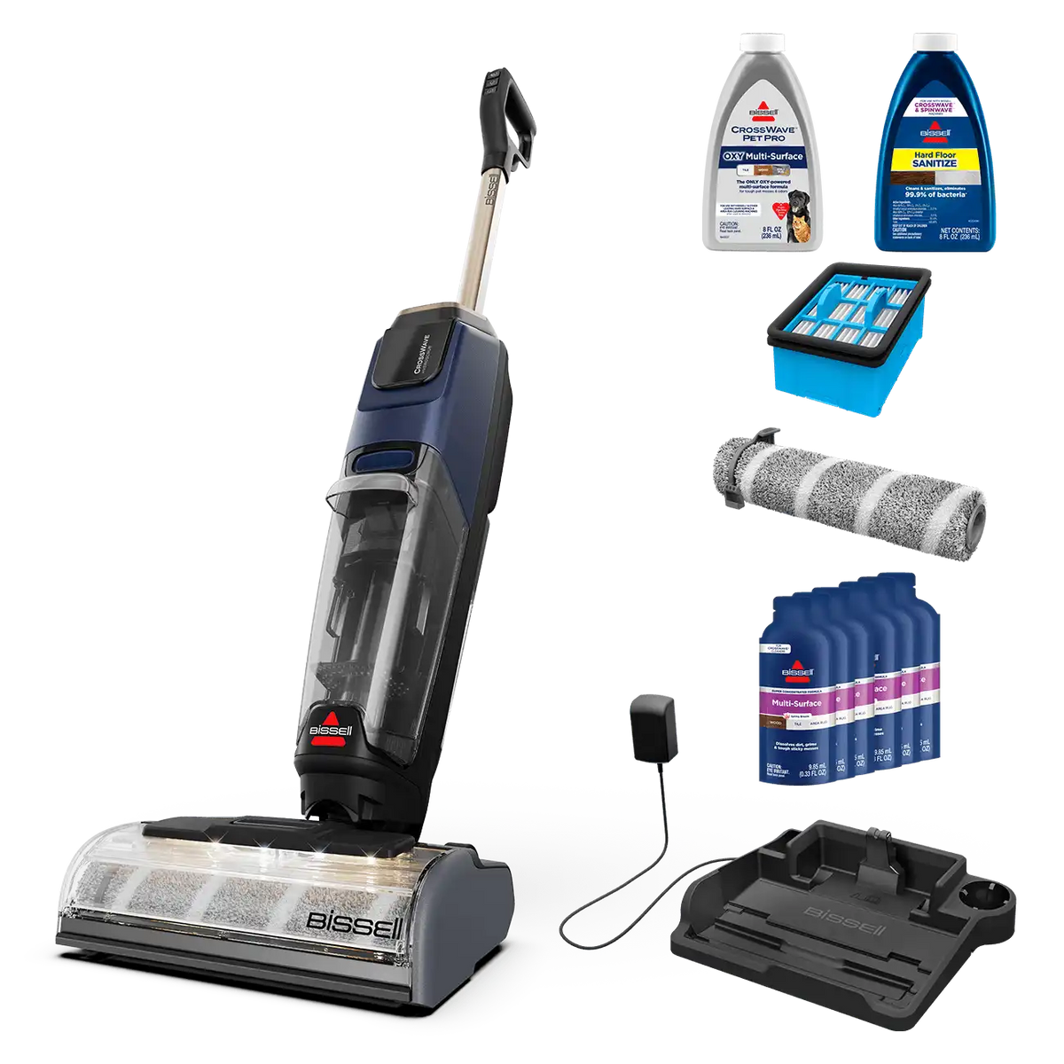 CrossWave® HydroScrub™ All-in-One Multi-Surface Cleaner Exclusive Bundle