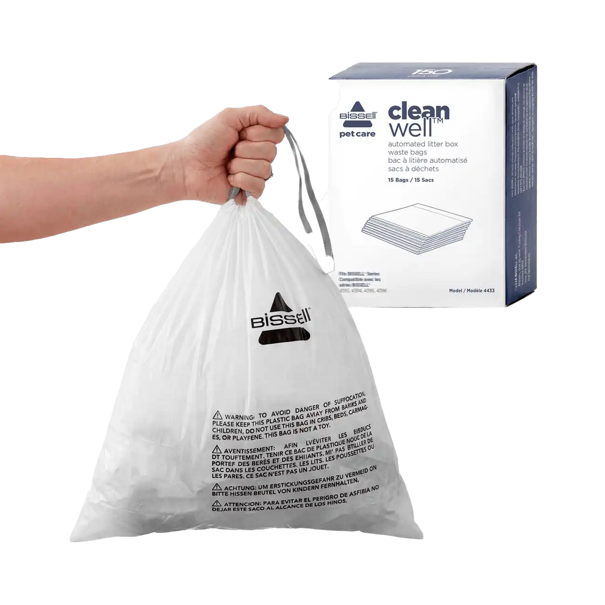 BISSELL® CleanWell™ Waste Bin Liners - 15 Pack