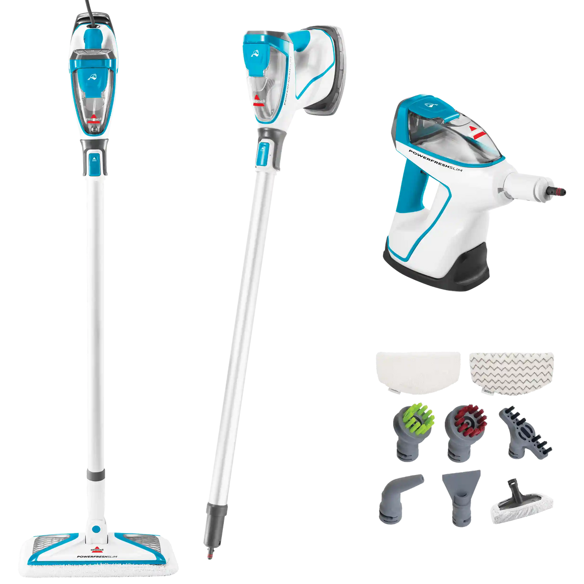 PowerFresh® Slim 3-in-1 Scrubbing & Sanitizing Steam Mop
